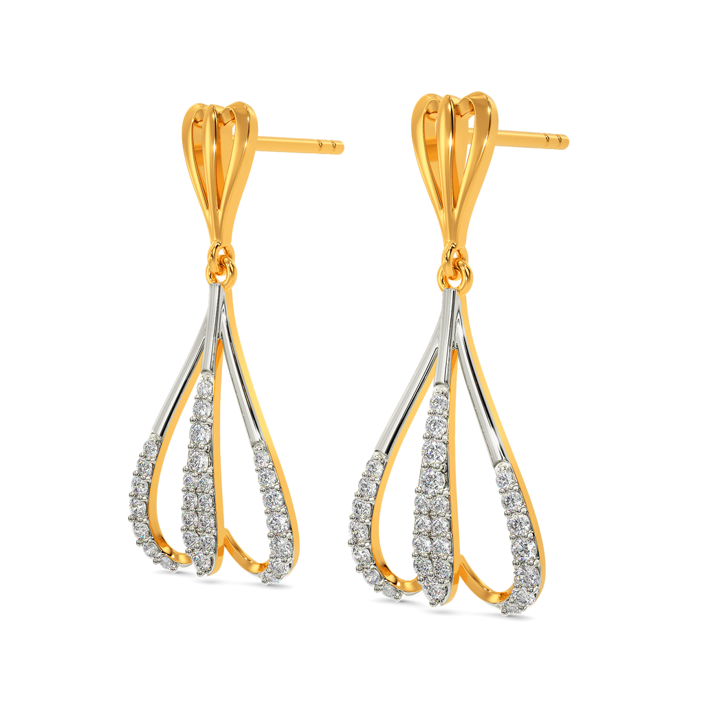 Bountiful Bubble Diamond Earrings