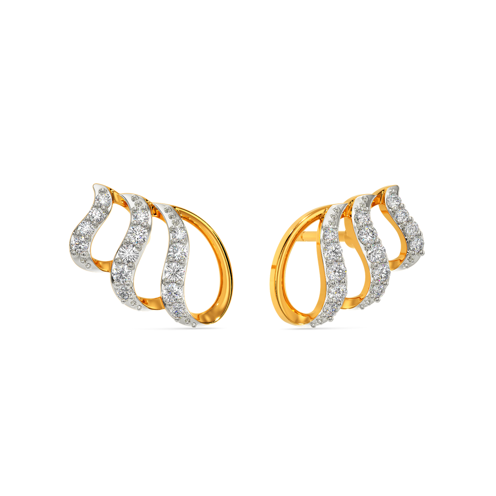 Bountiful Bubble Diamond Earrings