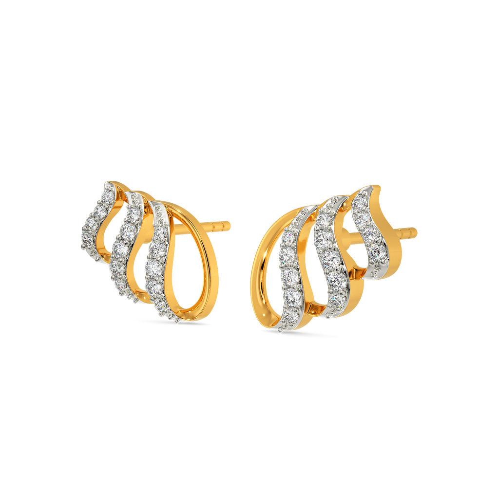 Bountiful Bubble Diamond Earrings