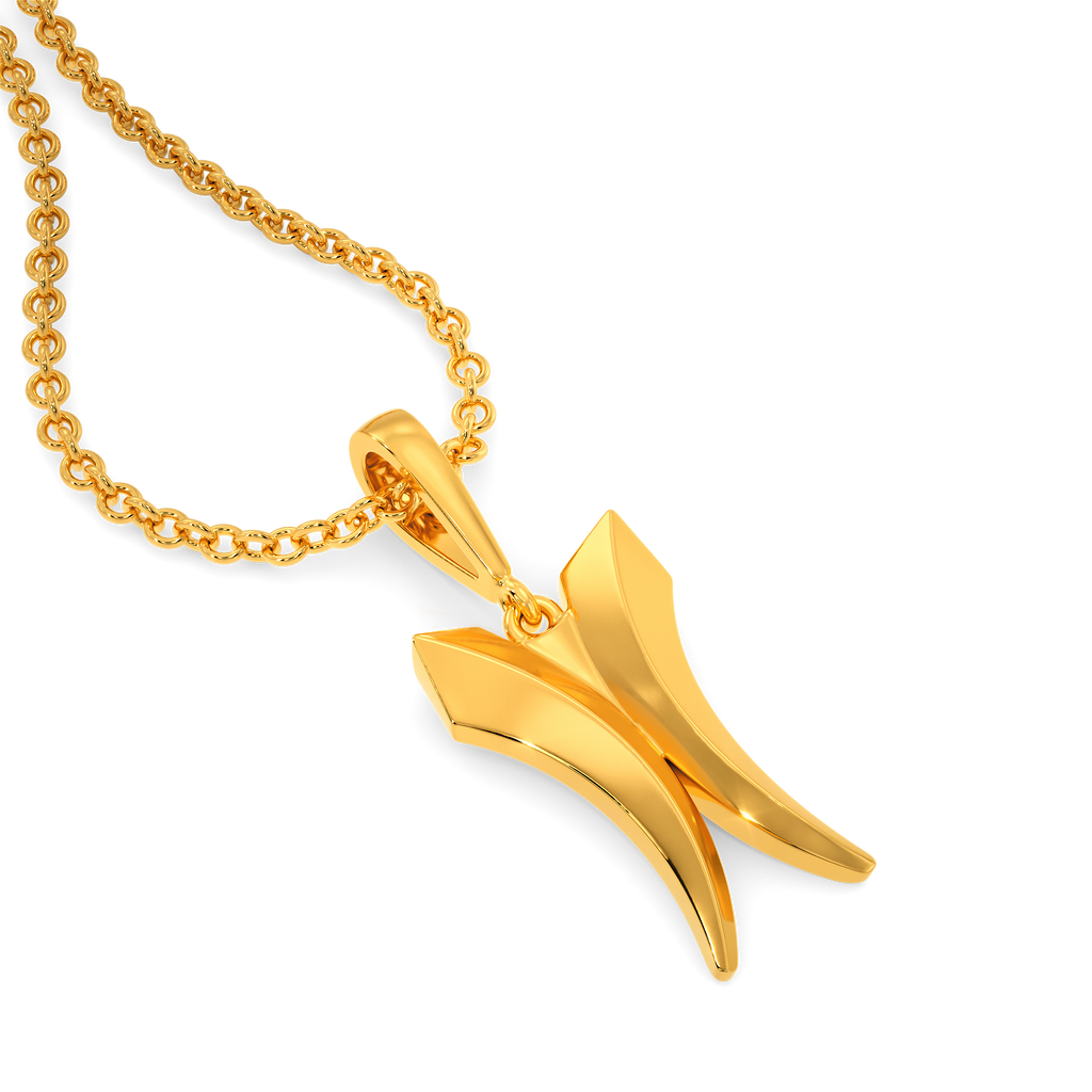Power It Up Gold Pendants