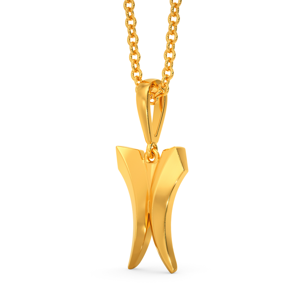 Power It Up Gold Pendants