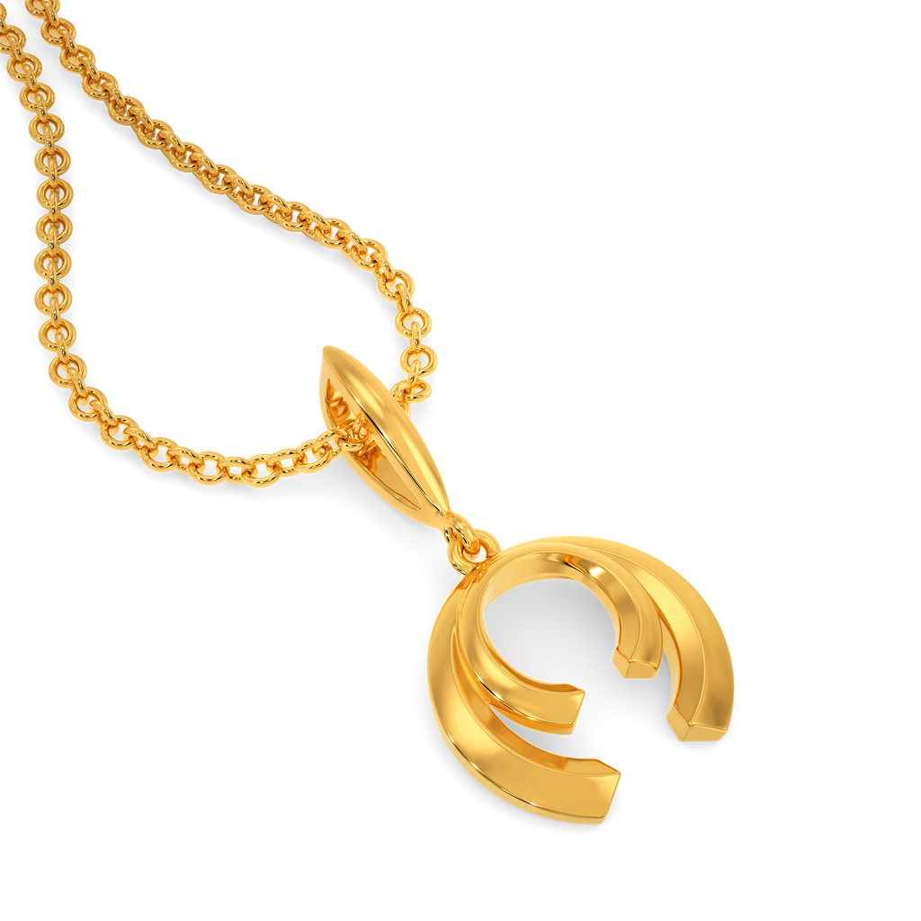 Dauntlessly Yours Gold Pendants