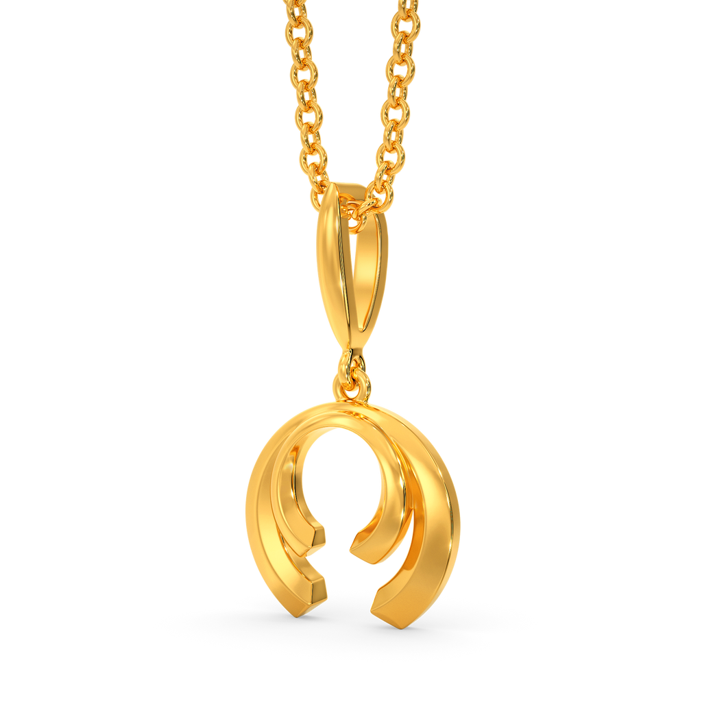 Dauntlessly Yours Gold Pendants