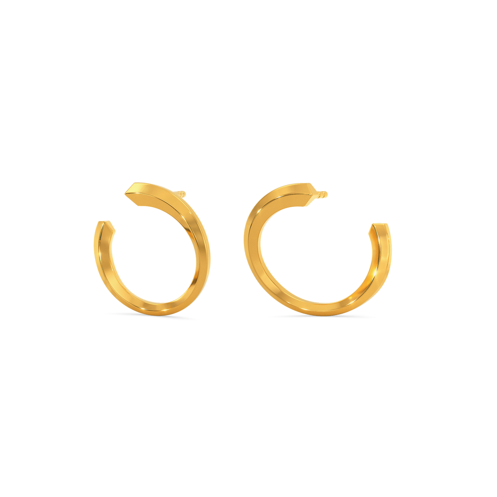 Dauntlessly Yours  Gold Earrings