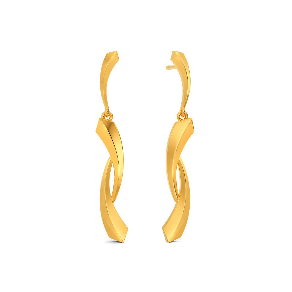 Timeless Allure Gold Earrings