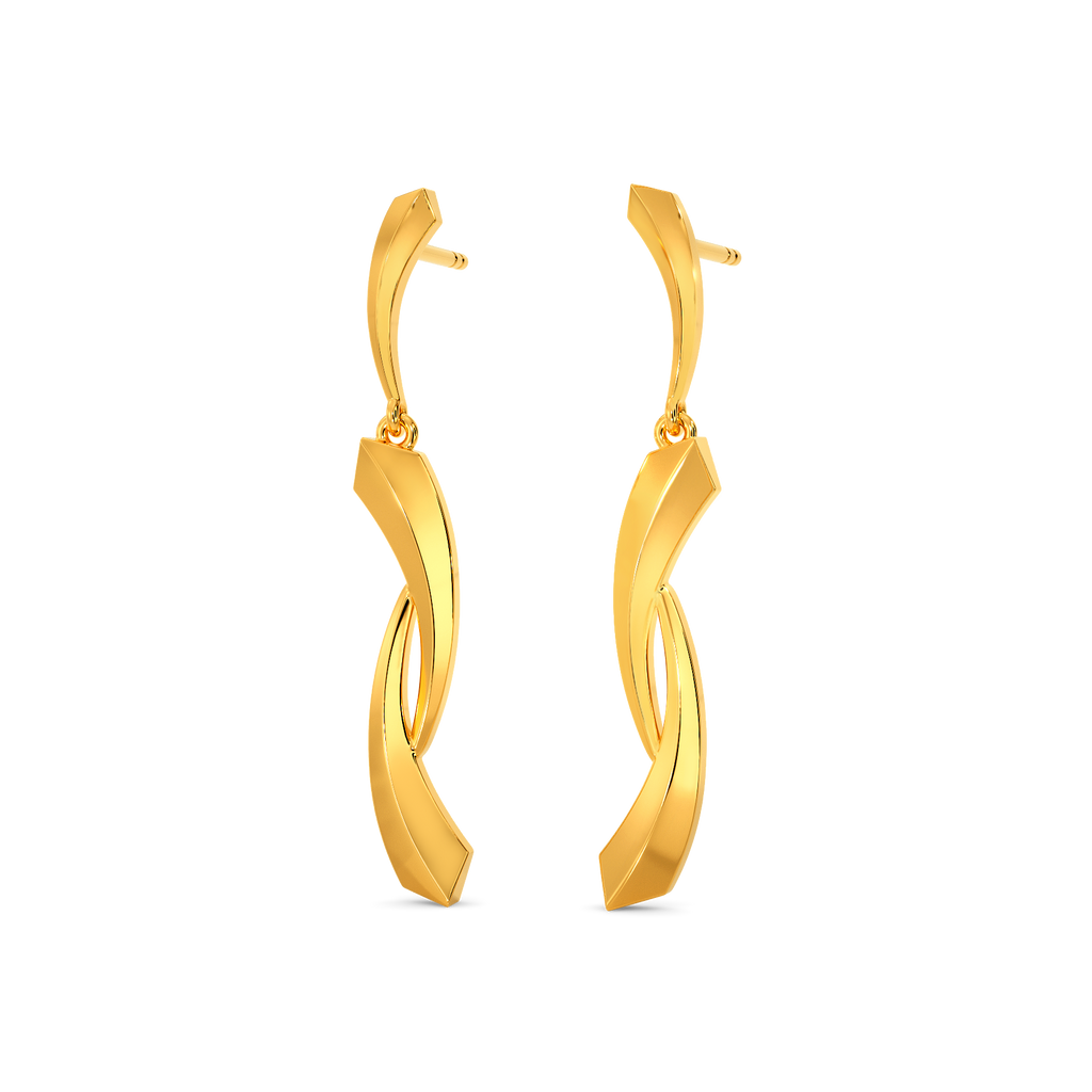 Timeless Allure Gold Earrings