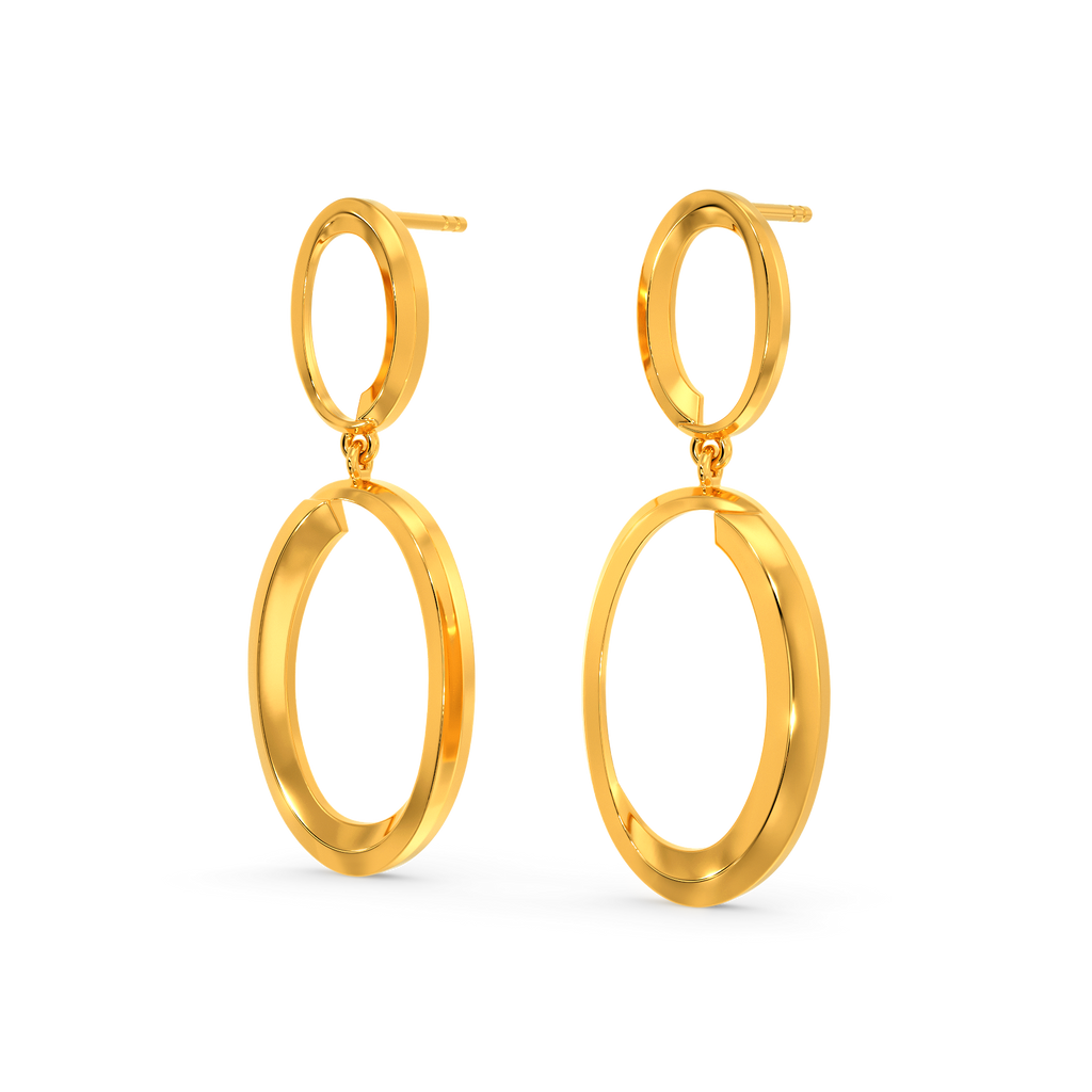 Unleash Your Power Gold Earrings