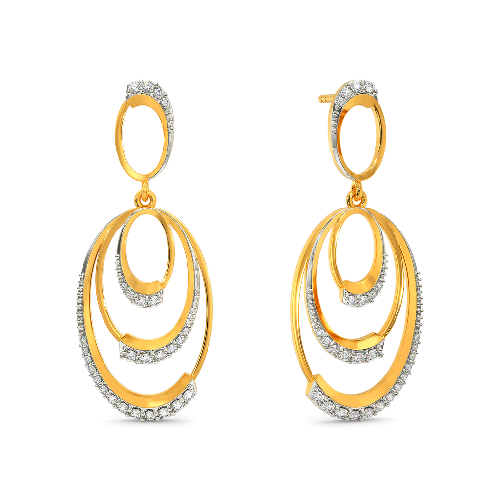 Loops of Power Diamond Earrings
