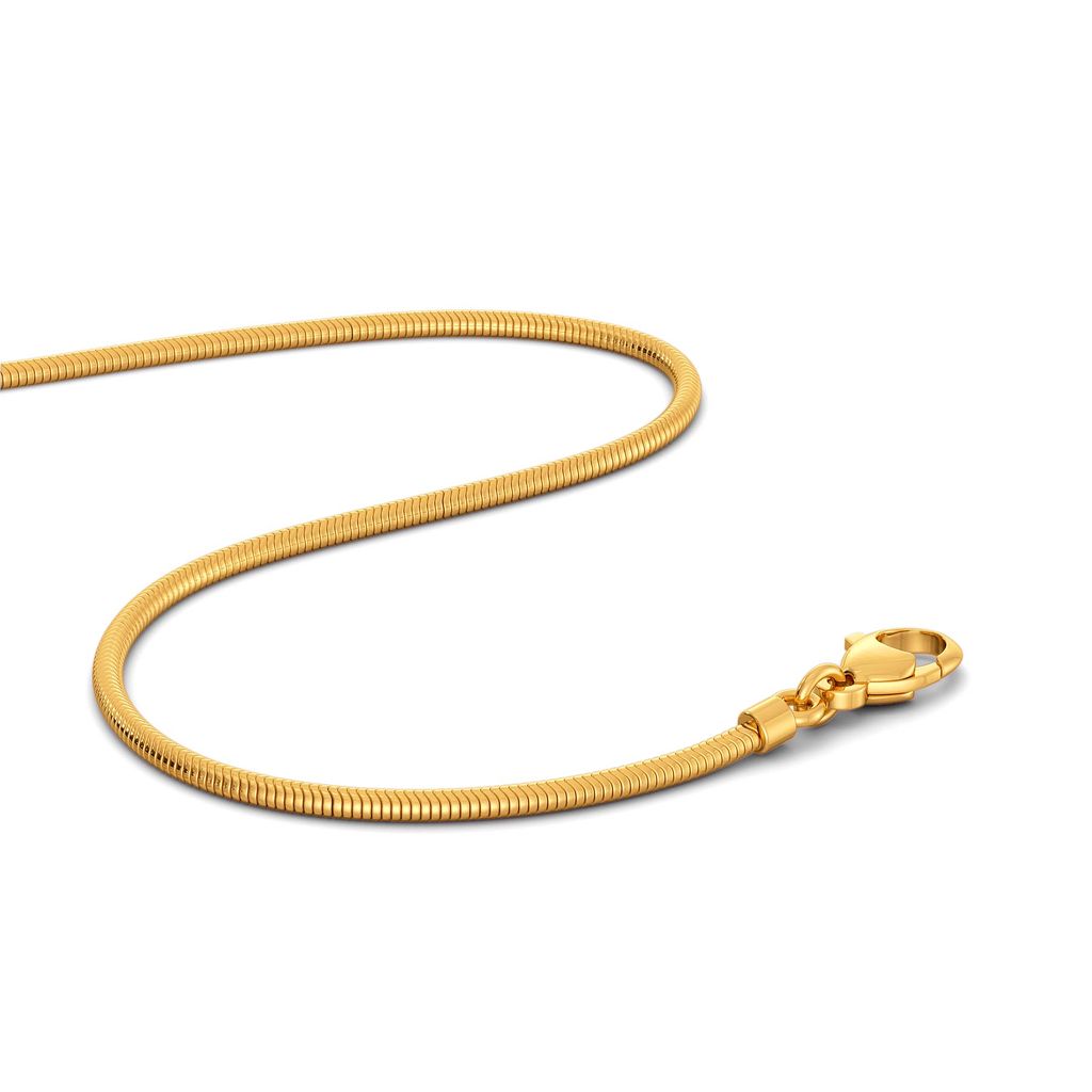 18kt Yellow Gold Snake Chain Gold Chains