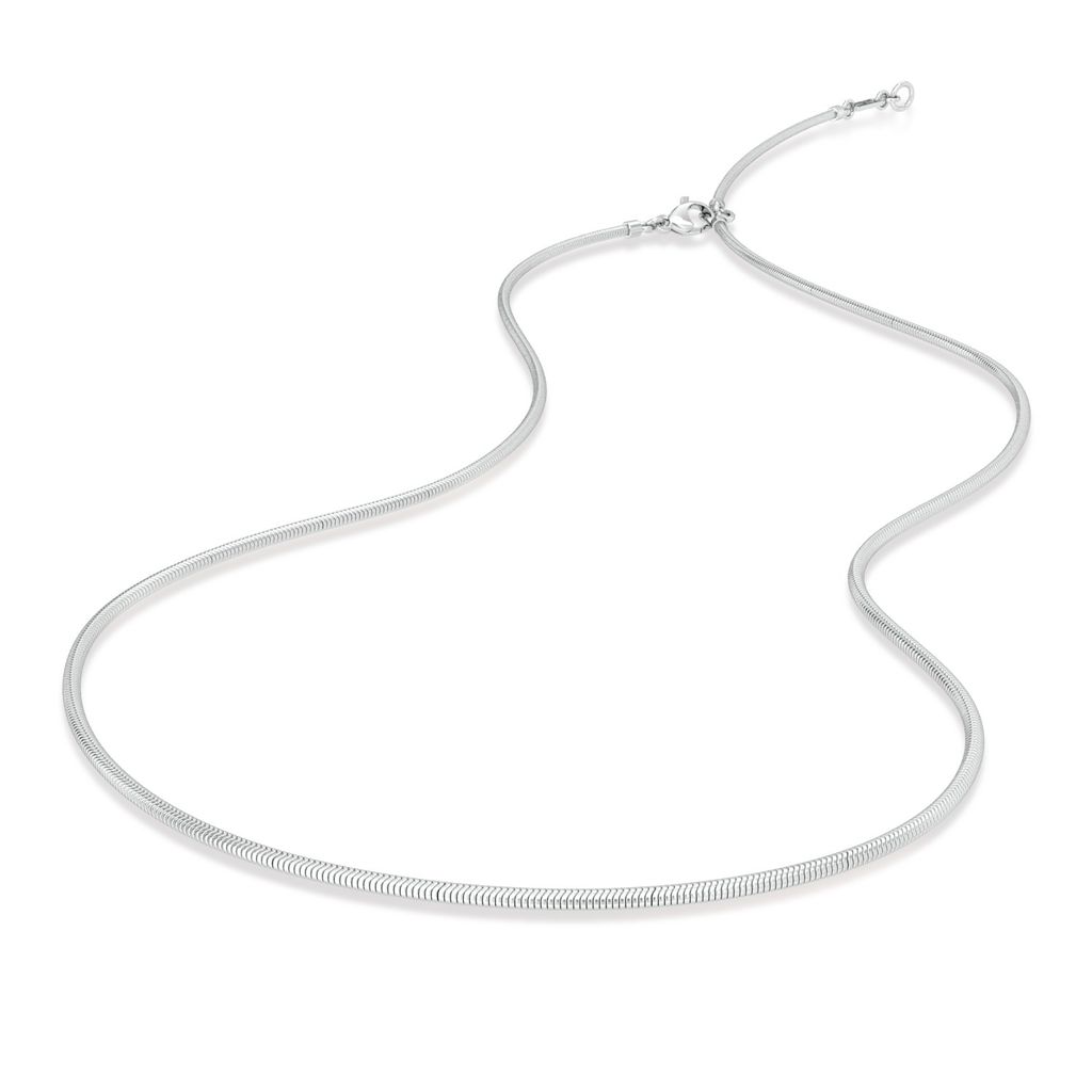 18kt White Gold Snake Chain Gold Chains