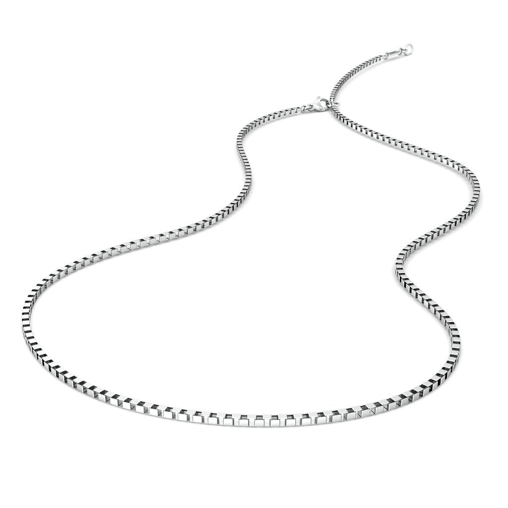 18kt White Gold Box Chain Gold Chains