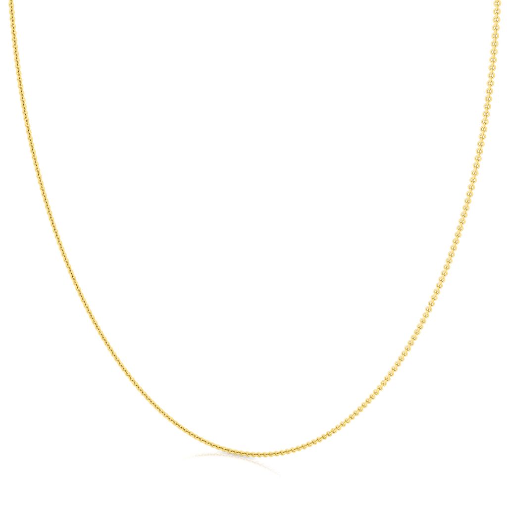 18kt Yellow Gold Cable Chain Gold Chains
