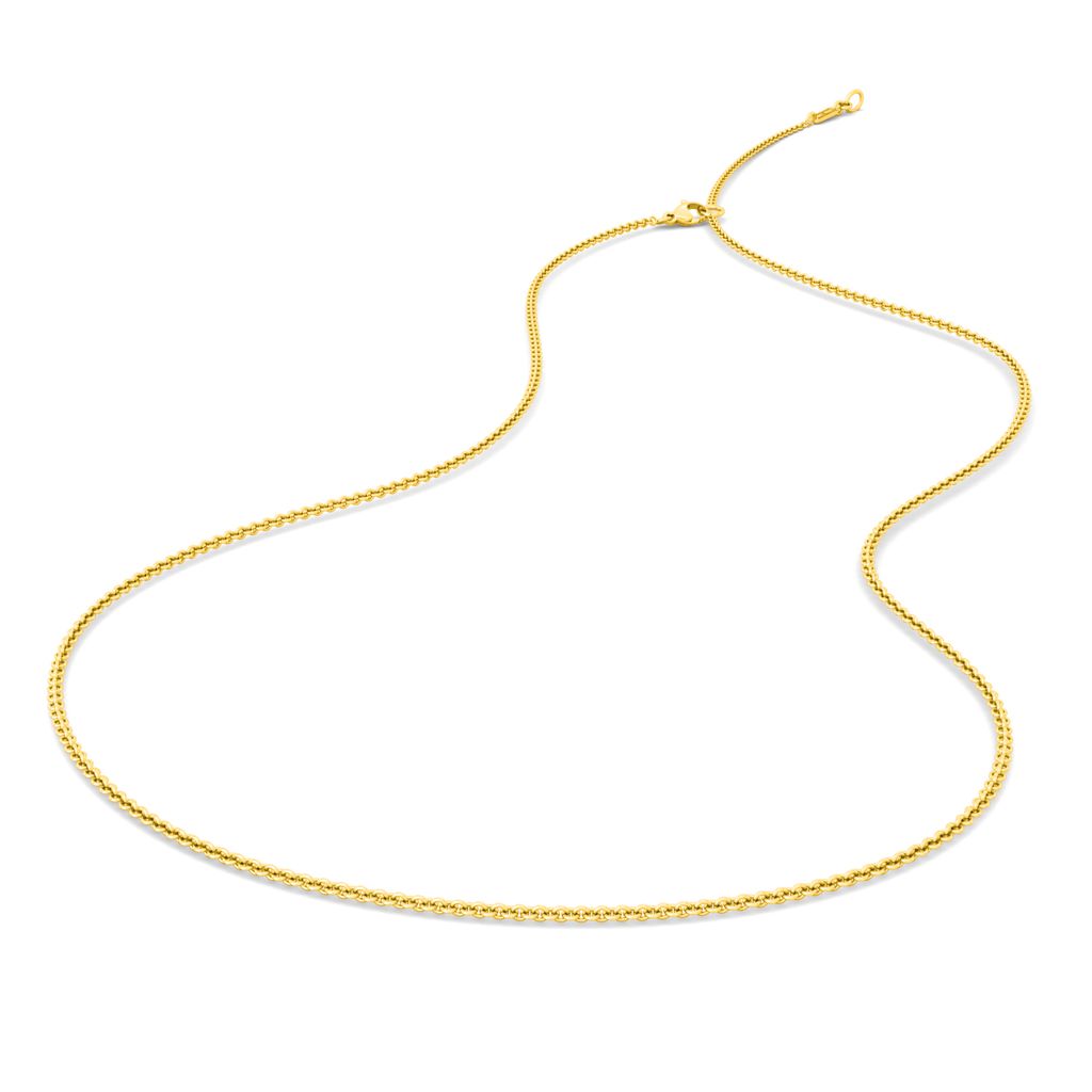 18kt Yellow Gold Cable Chain Gold Chains
