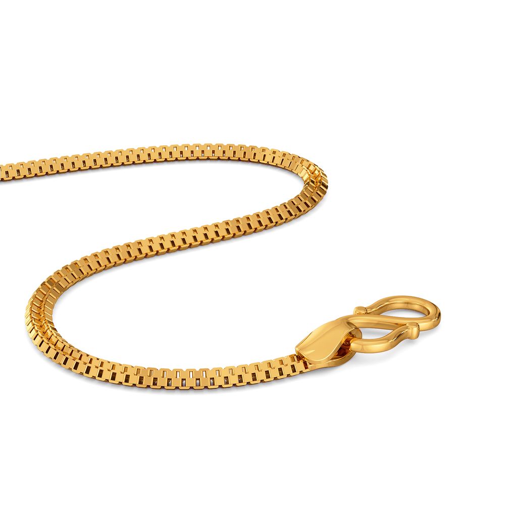22kt Double Box chain Gold Chains