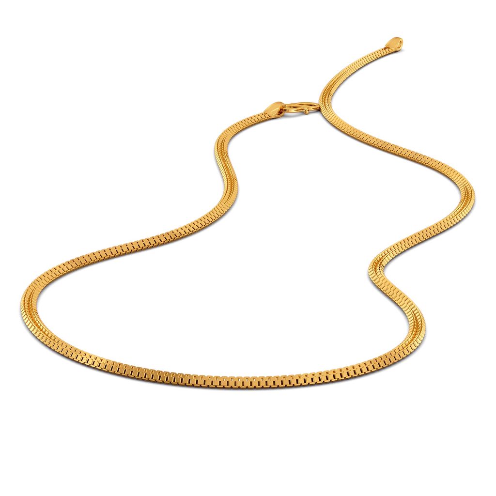 22kt Double Box chain Gold Chains