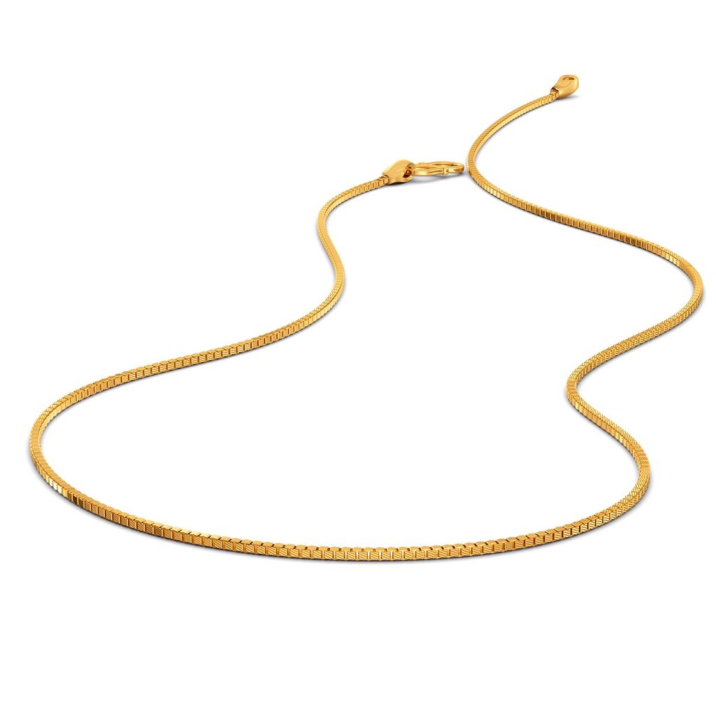 22kt Textured Box chain Gold Chains