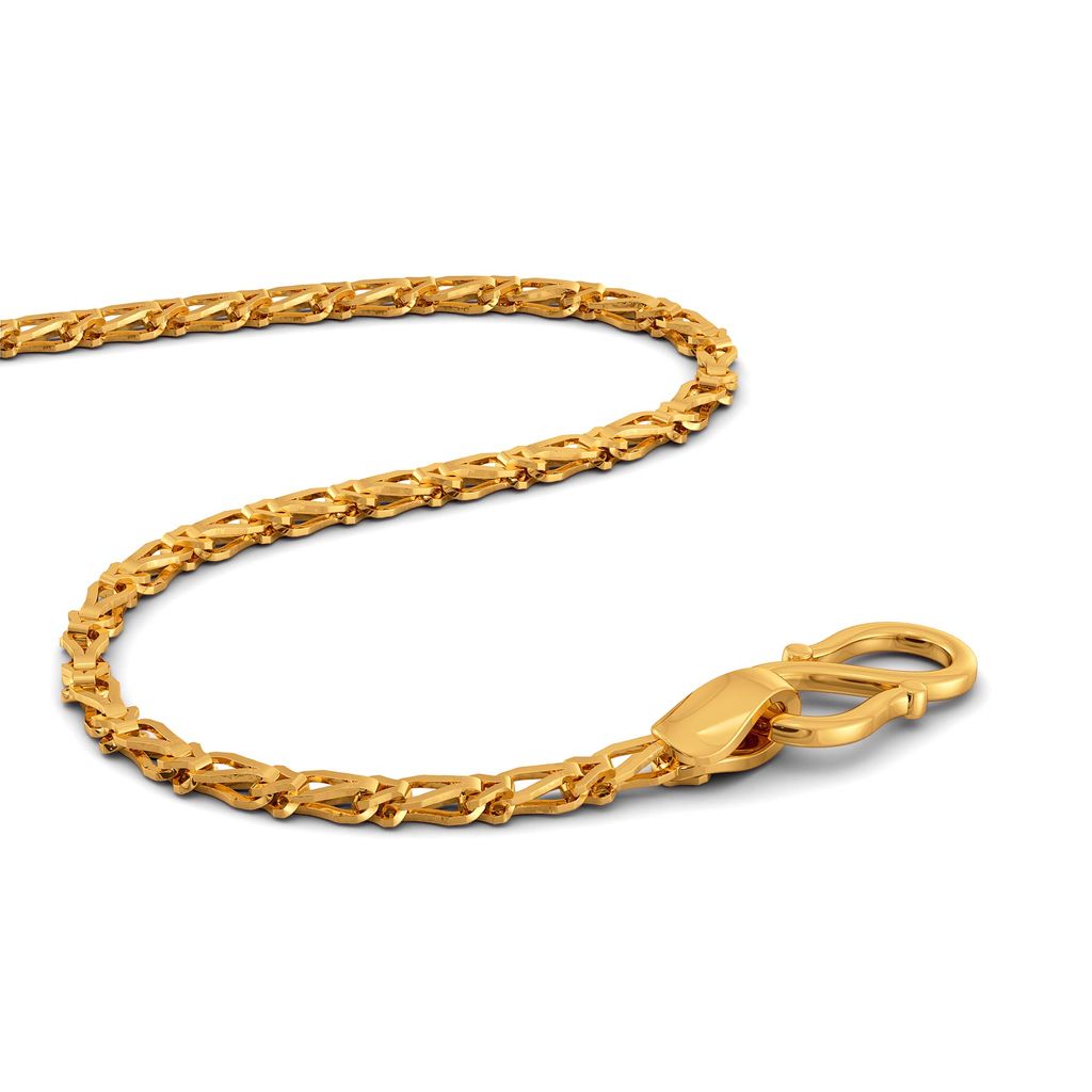 22kt Knitted Chain Gold Chains