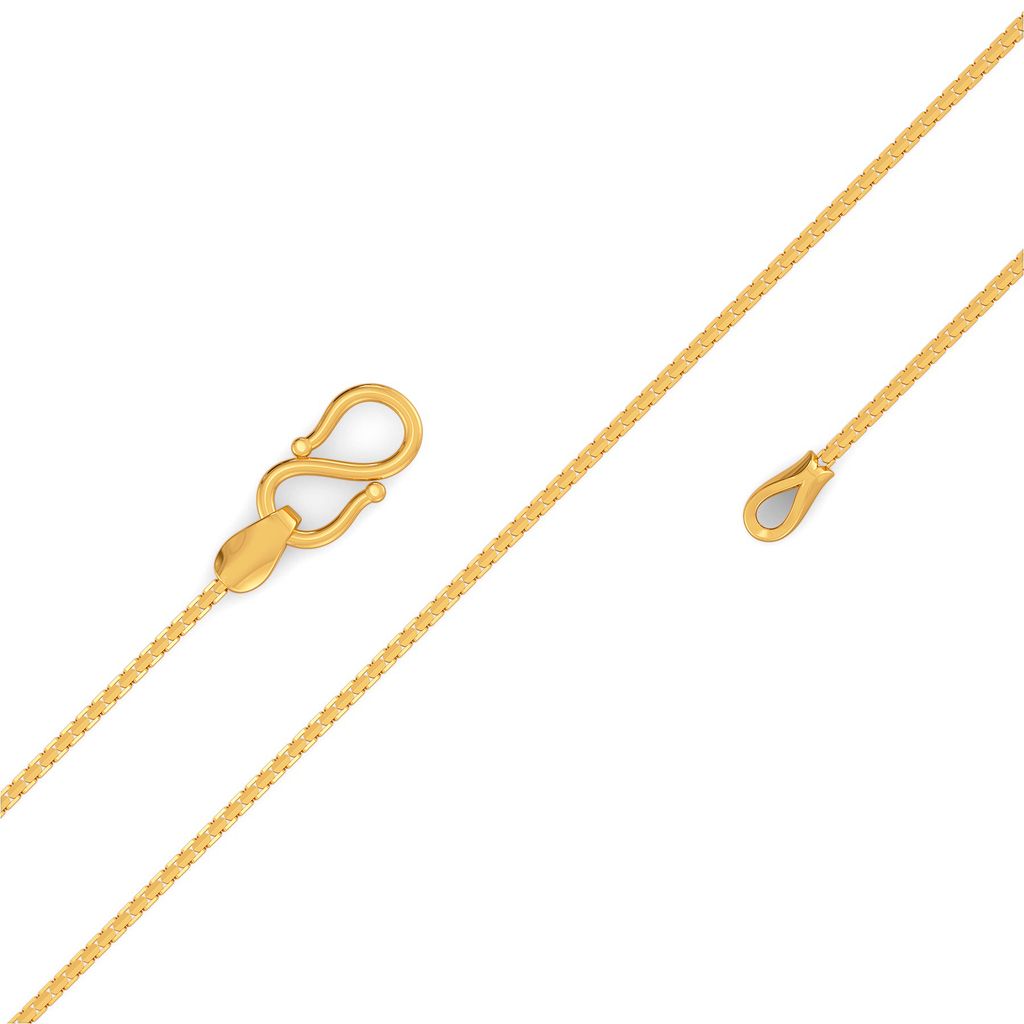 22kt Venetian V Box Chain Gold Chains
