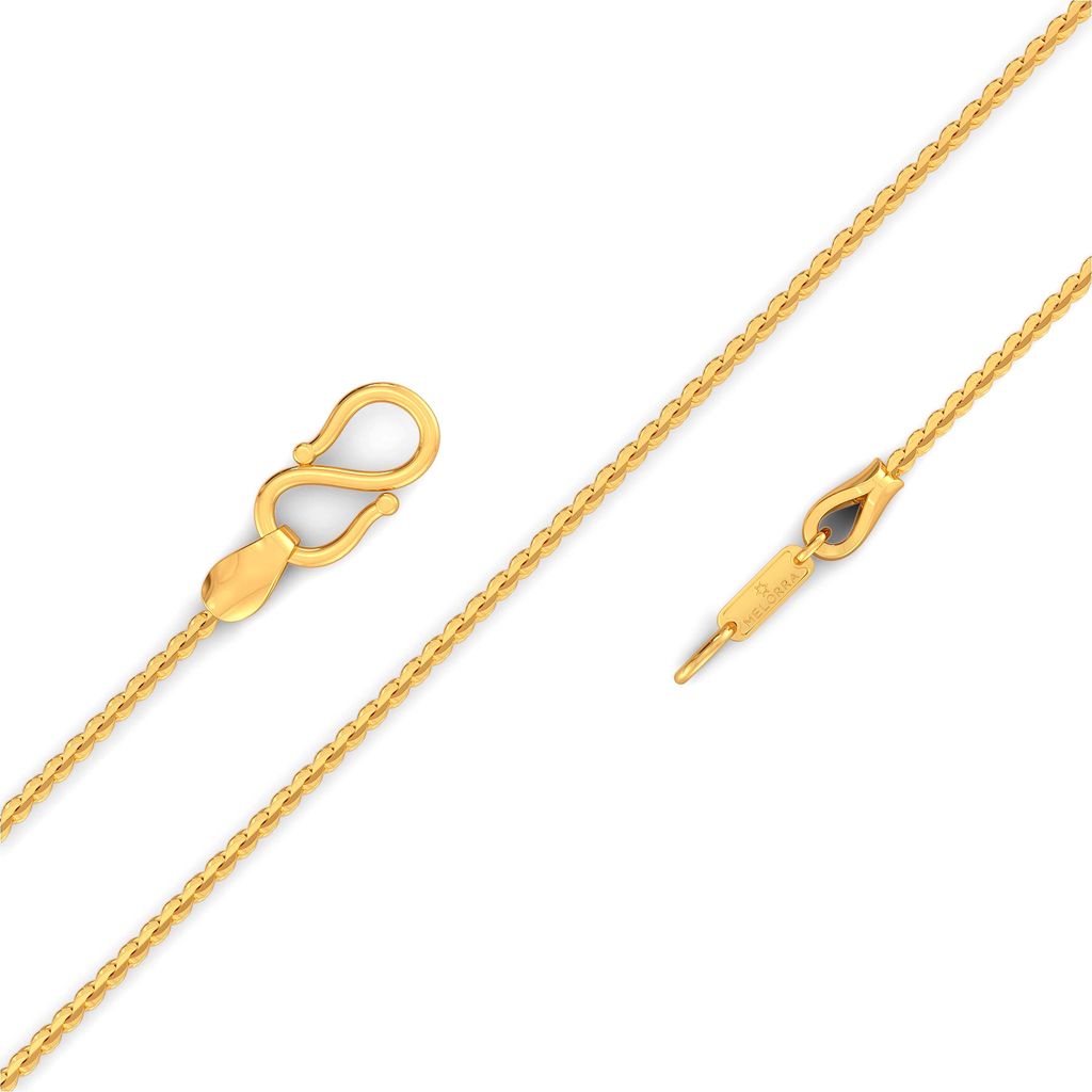 22kt S V Chain Gold Chains