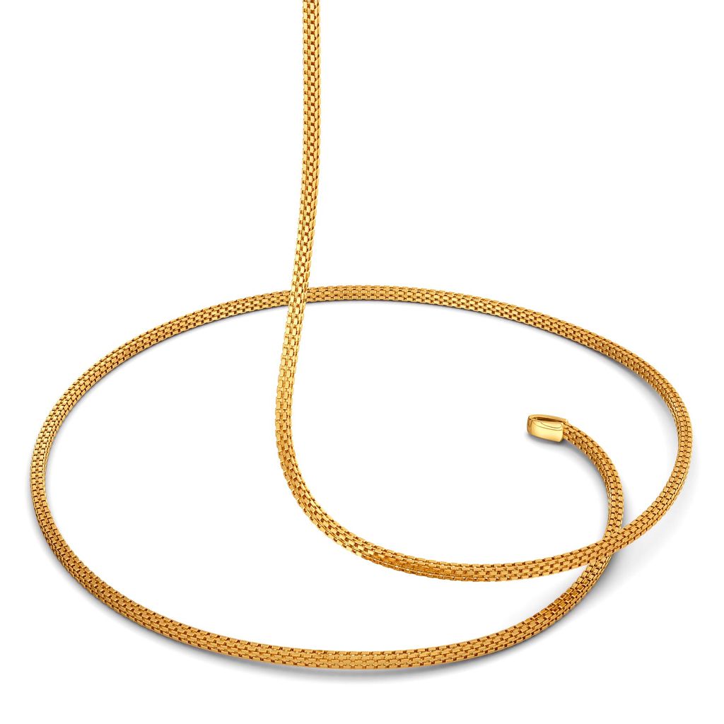 22kt Venetian Cube Chain Gold Chains
