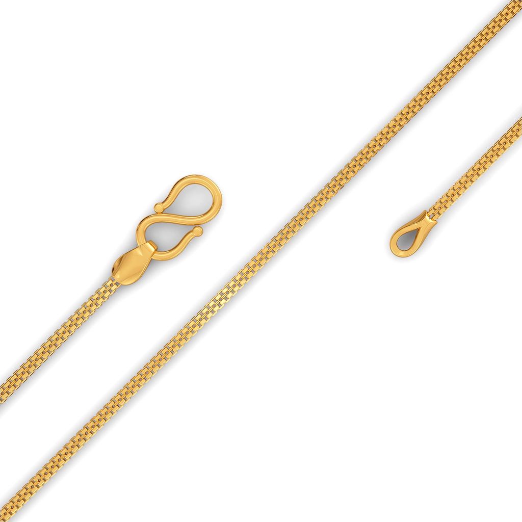 22kt Venetian Cube Chain Gold Chains