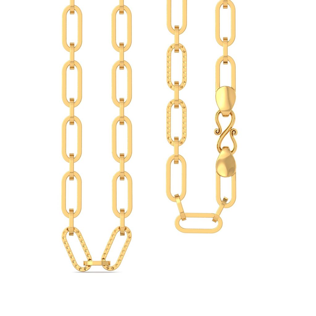 22k Oval Link chain Gold Chains