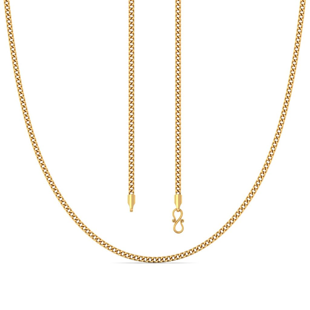 22kt Megasized V-link box chain Gold Chains