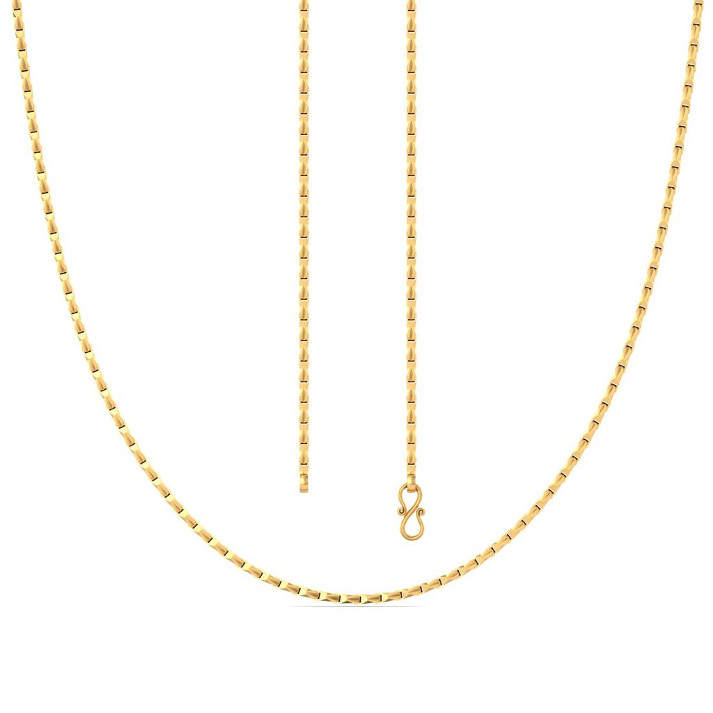 22kt twisted cuboid chain Gold Chains