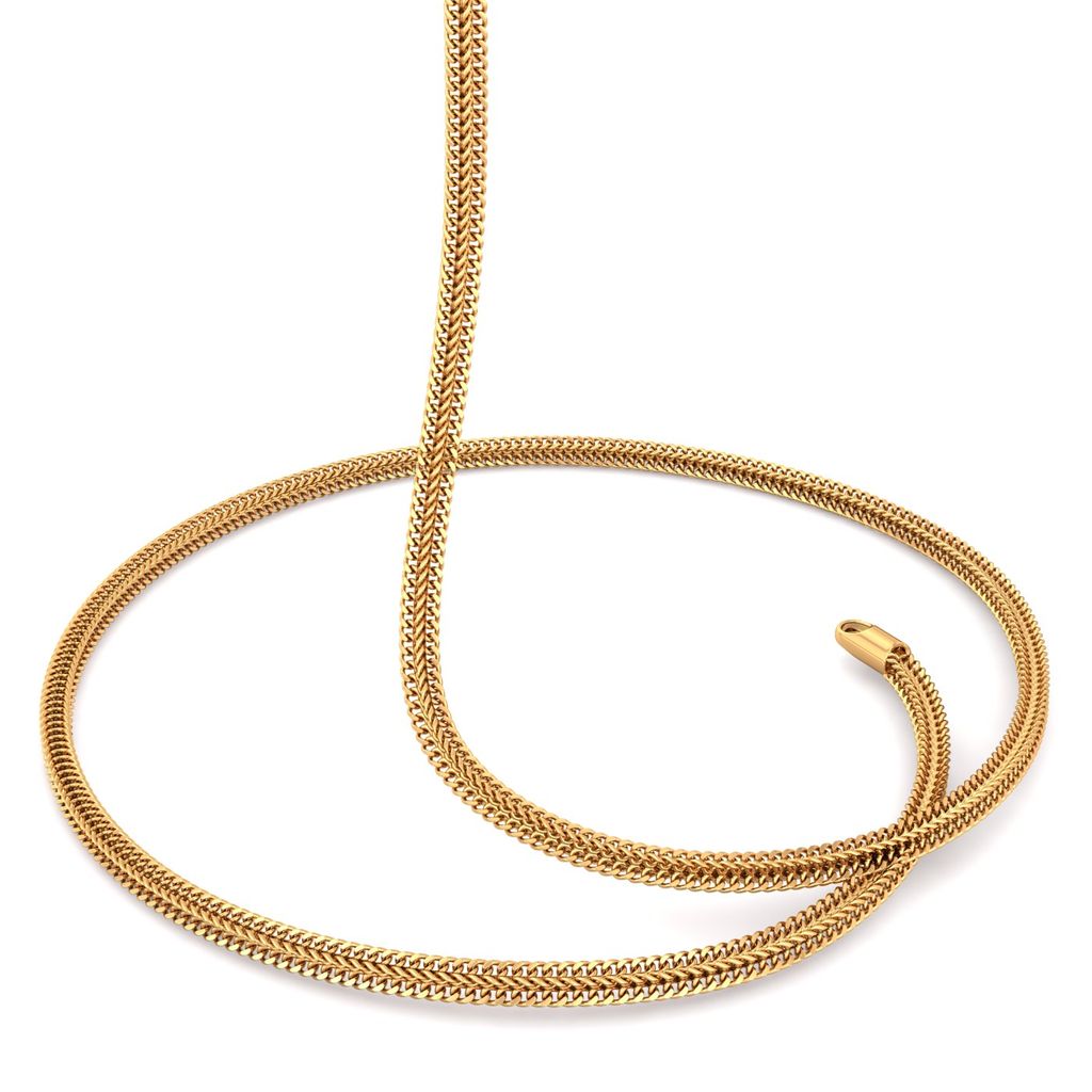 22kt V-link box chain Gold Chains