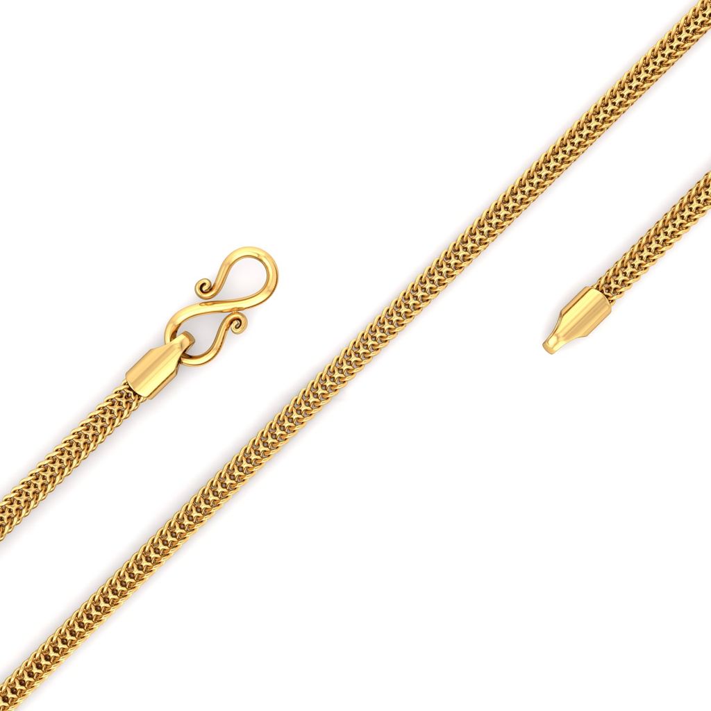 22kt V-link box chain Gold Chains