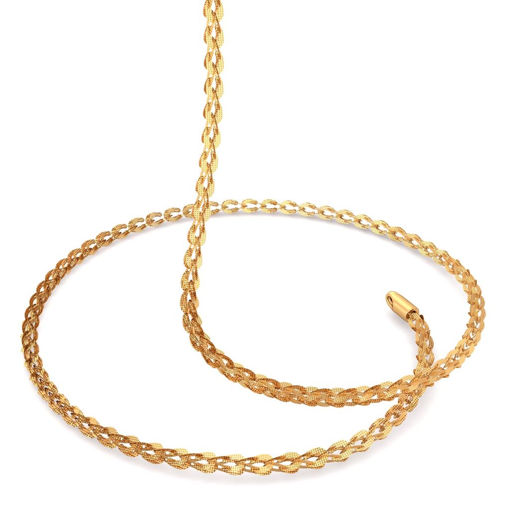 22kt Petal Link Chain Gold Chains