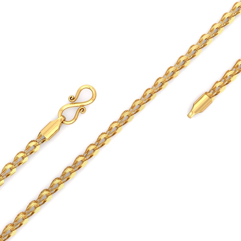 22kt Petal Link Chain Gold Chains