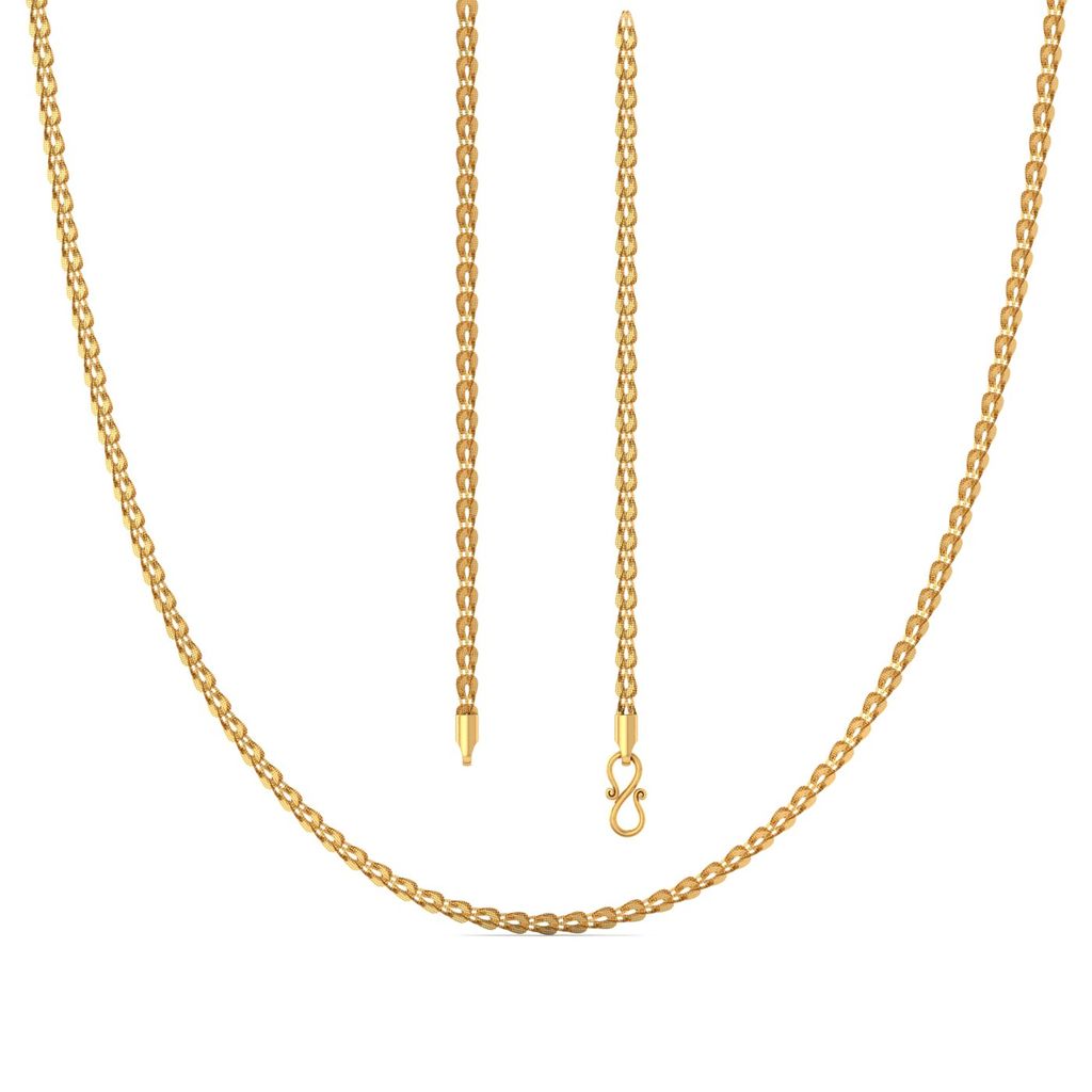 22kt Petal Link Chain Gold Chains