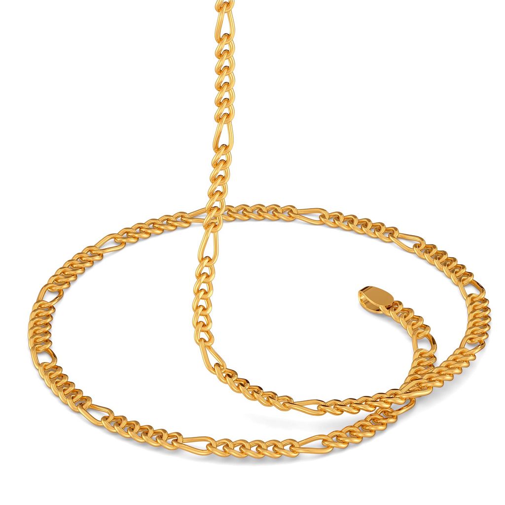 22kt Penta Figaro Chain Gold Chains