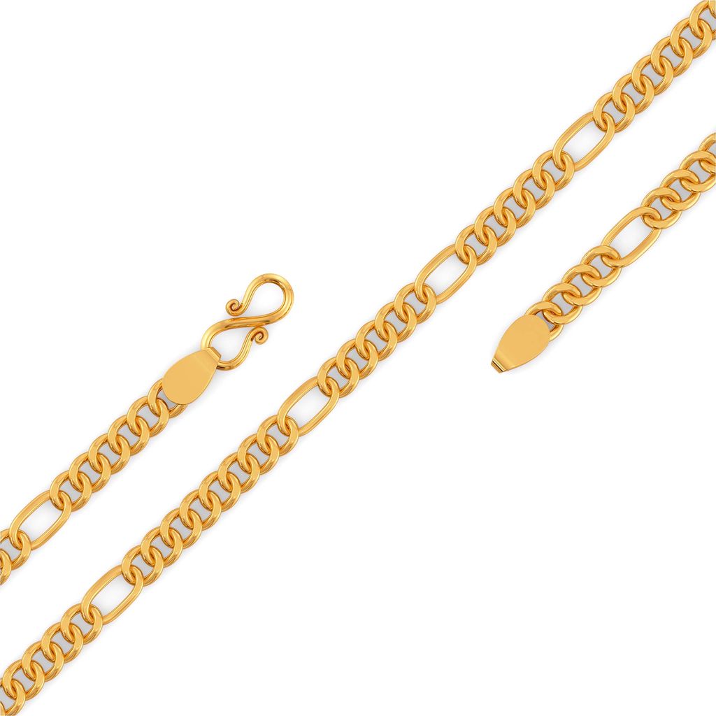 22kt Penta Figaro Chain Gold Chains