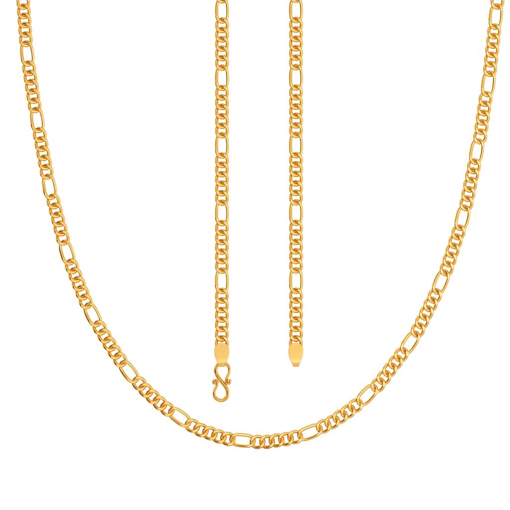 22kt Penta Figaro Chain Gold Chains