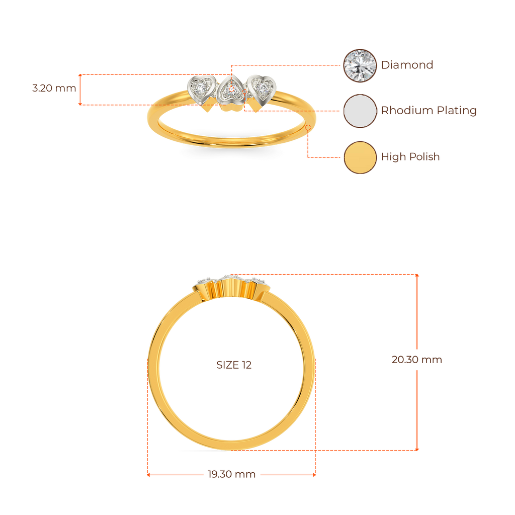 Heart Of Wonder Diamond Rings image