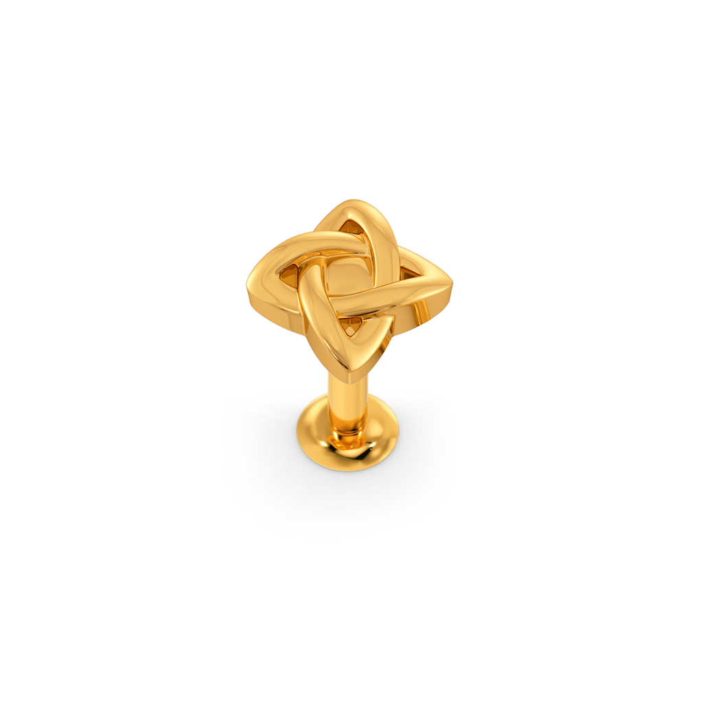 Petal It Out Gold Nose Pins