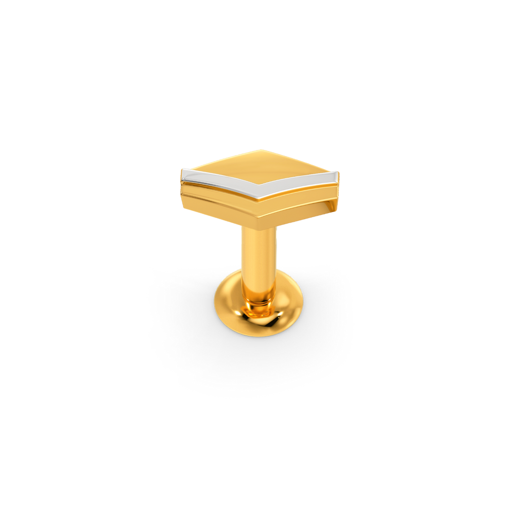 Hello Hexa Gold Nose Pins