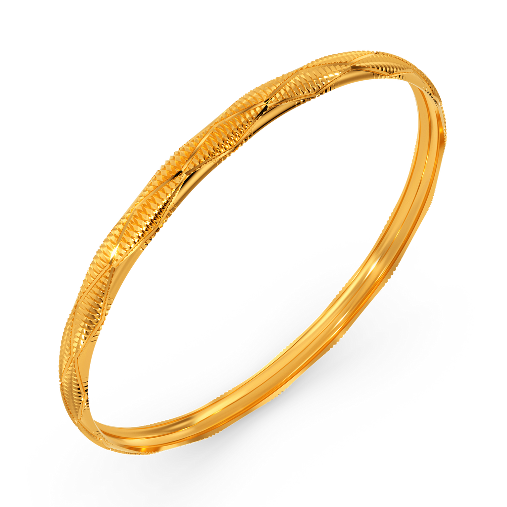 Geometrics Gold Bangles