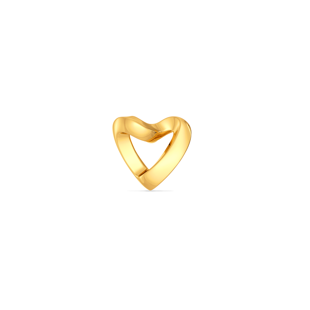 Hither Heart Gold Nose Pins