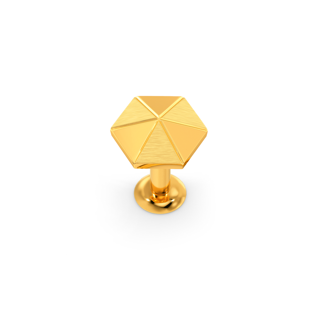 Hexa Hails Gold Nose Pins