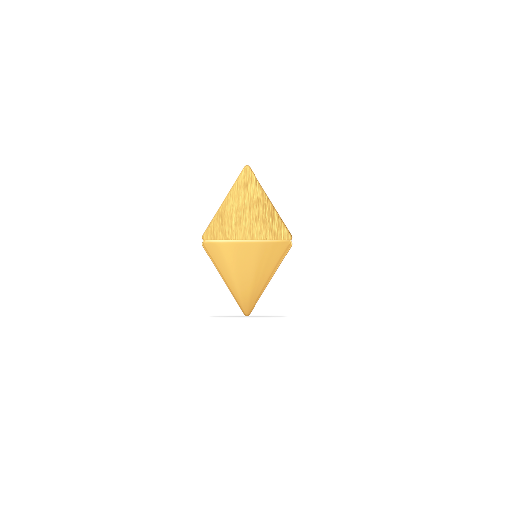 Trio Trance Gold Nose Pins