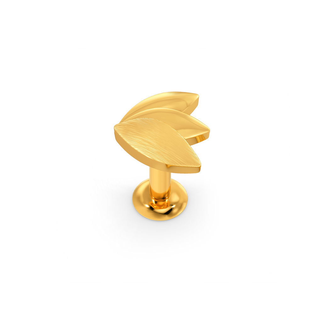 Settle for Petal Gold Nose Pins