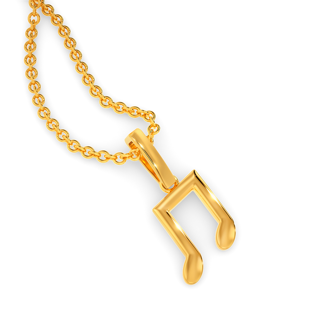 Beaming Gold Pendants