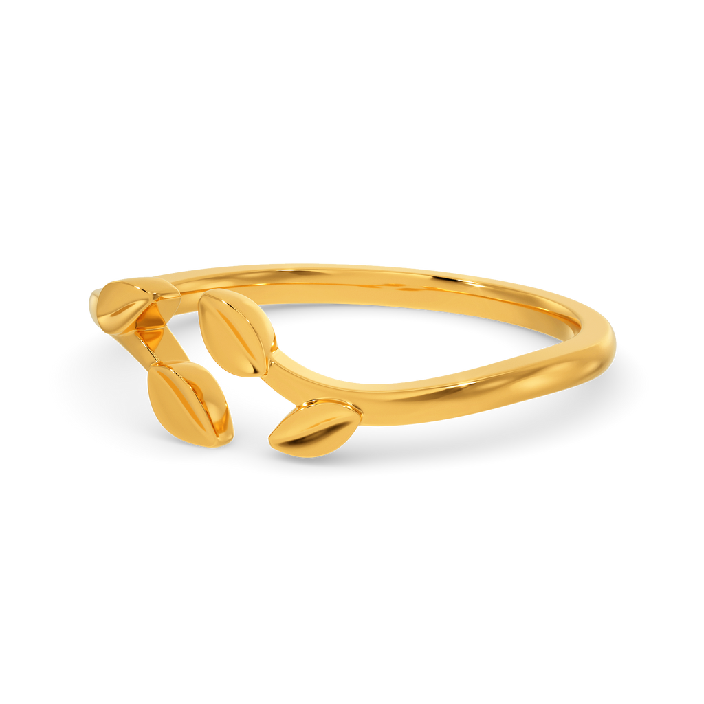 Leaves Wonder Gold Rings alternate view 2