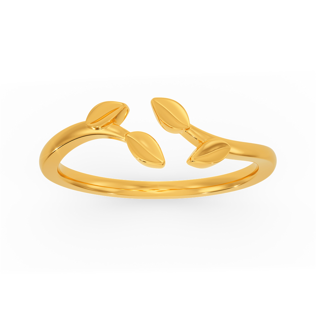 Leaves Wonder Gold Rings alternate view 3