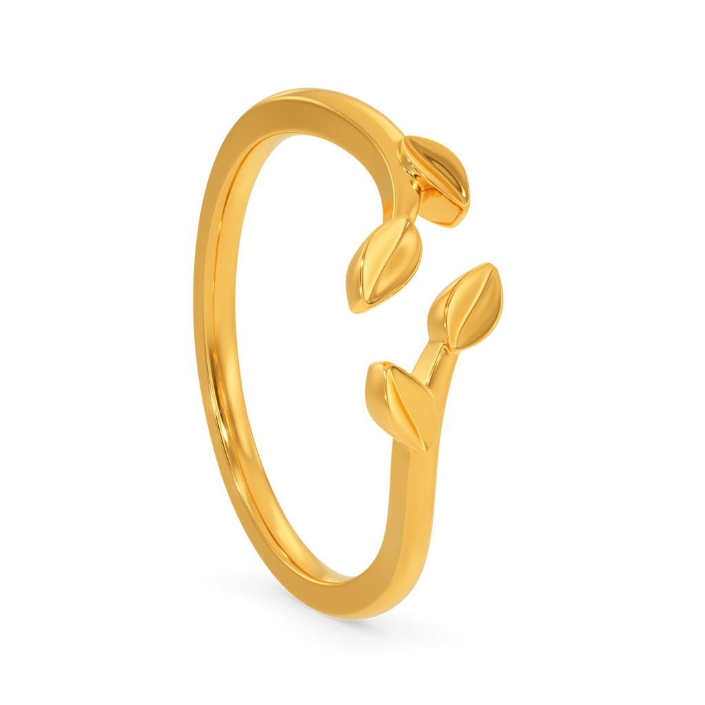 Leaves Wonder Gold Rings image