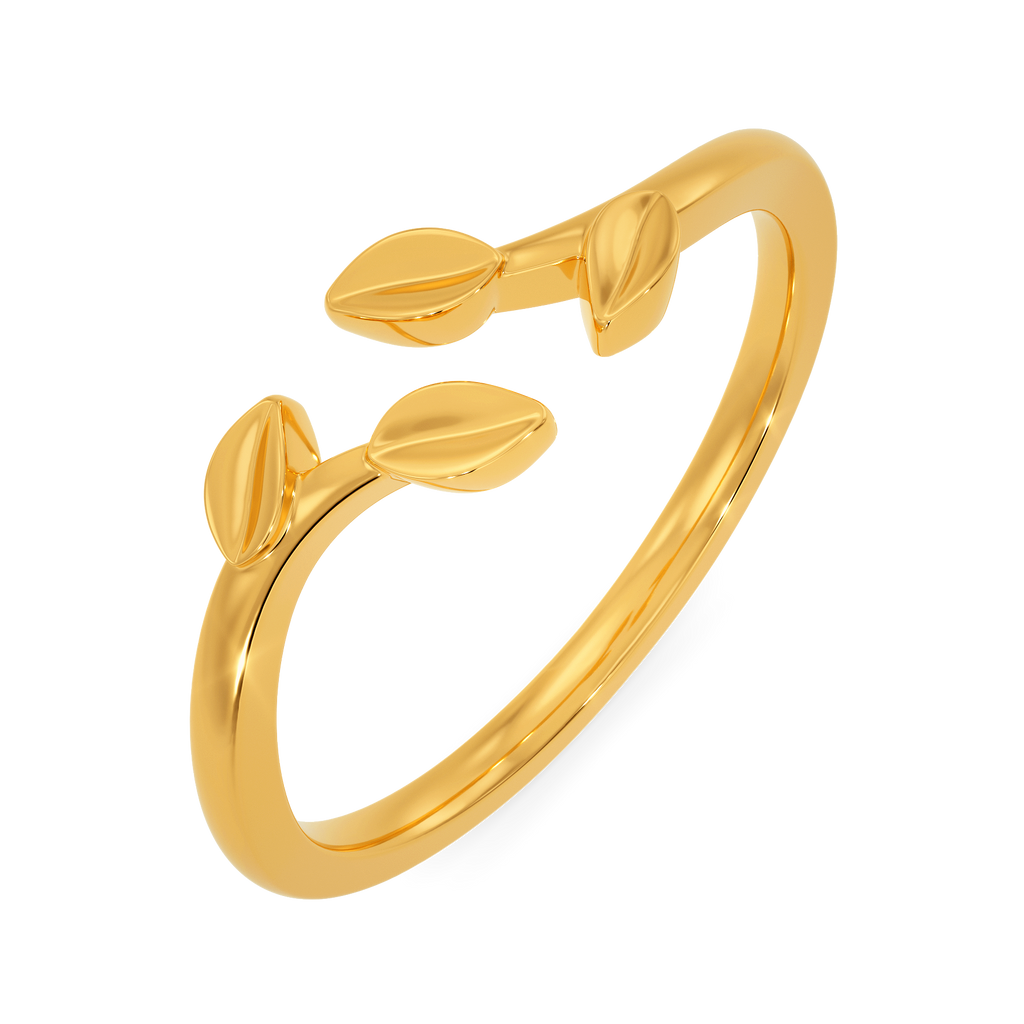Leaves Wonder Gold Rings