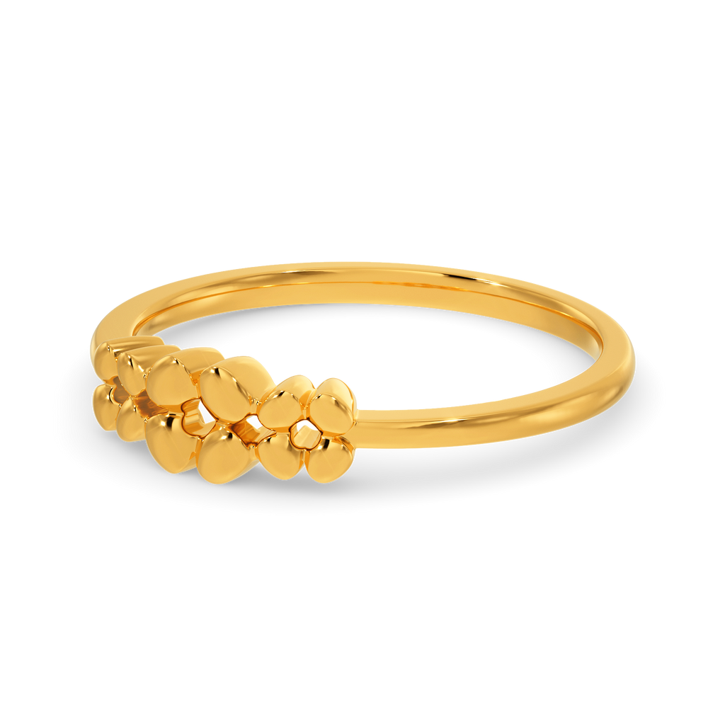 Dainty Blossom Gold Rings alternate view 2